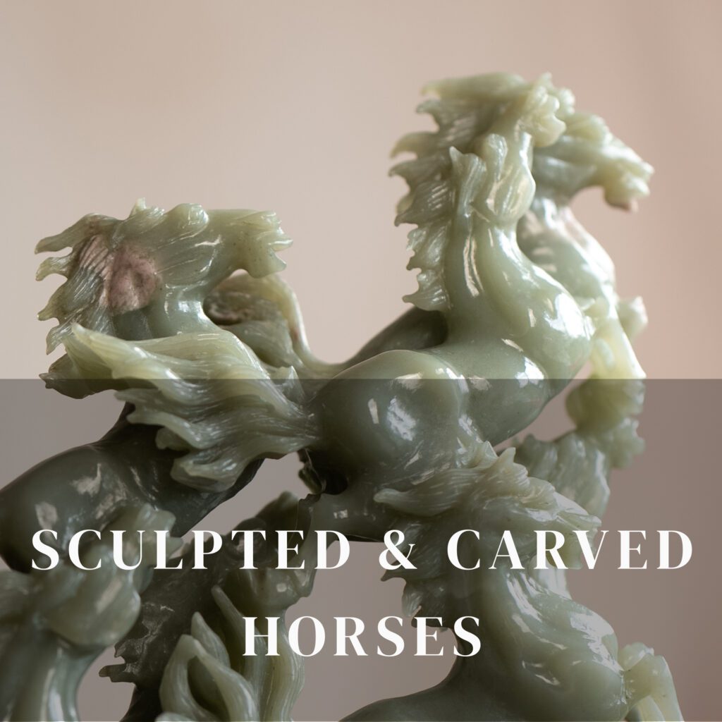 catalogue sculpted & carved horse